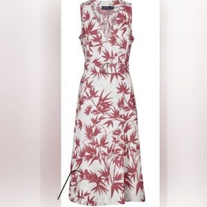 Polo Ralph Lauren Floral Linen belt dress NWT